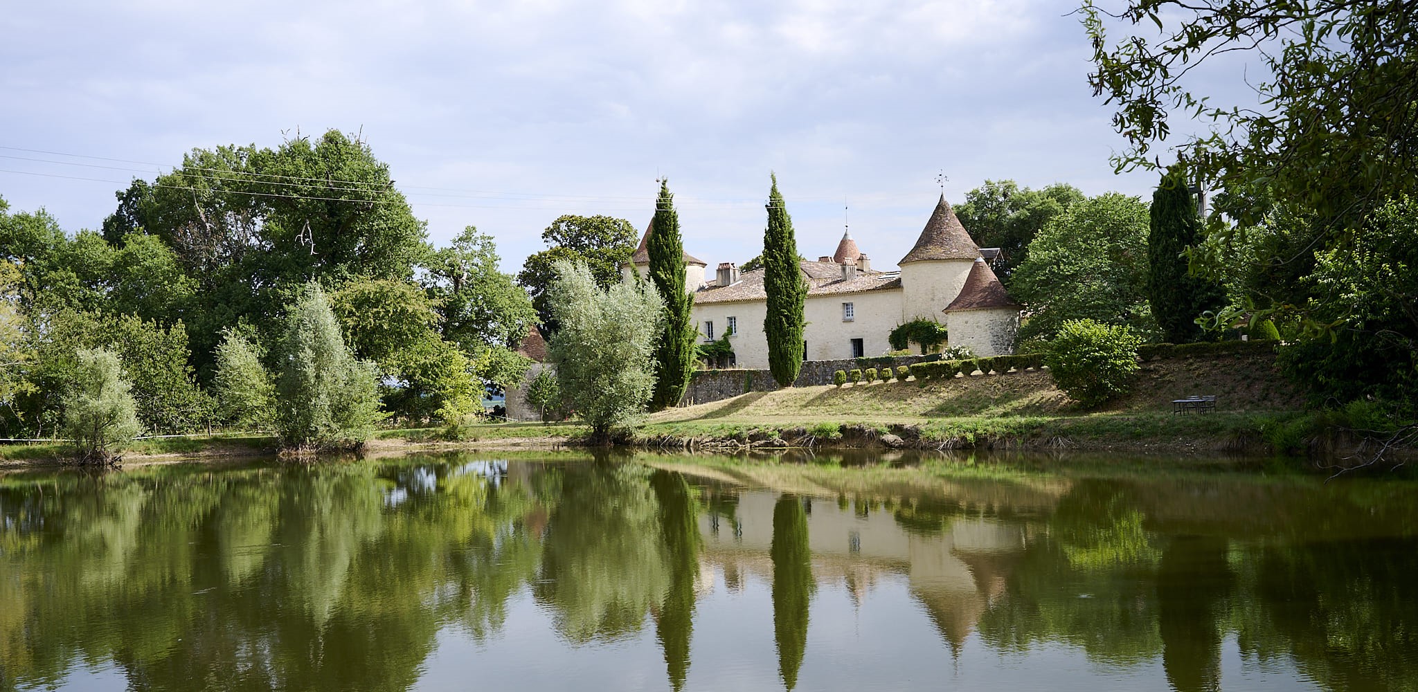 Espaces de réception au Château Couronneau